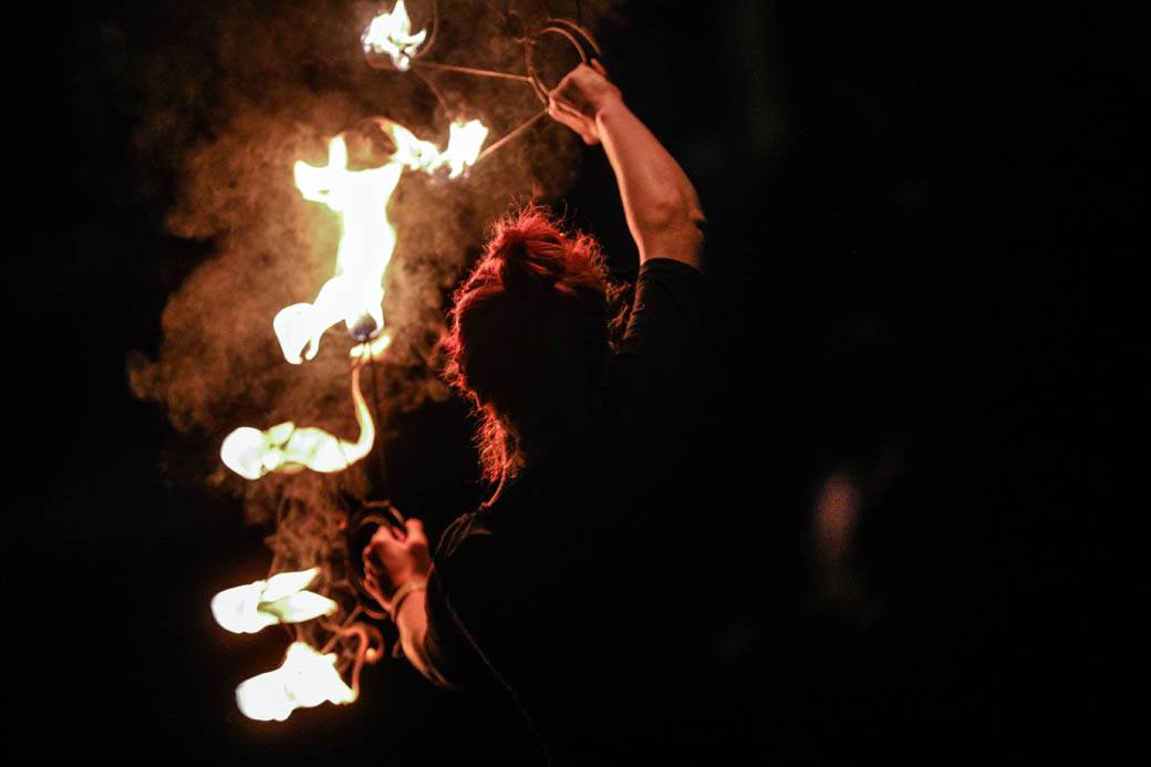 Poi - Ples sa vatrom u Beogradu: Magmus Fire Show FOTOGRAFIJE