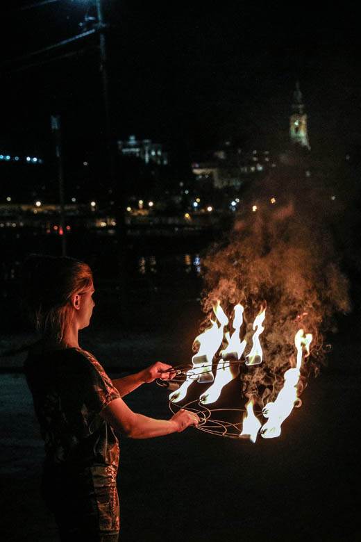 Poi - Ples sa vatrom u Beogradu: Magmus Fire Show FOTOGRAFIJE