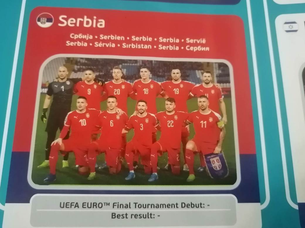 Panini Euro 2020 sličice album