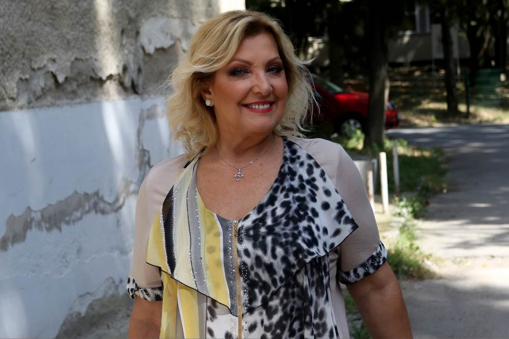 Slika Snežane Đurišić iz mlađih dana