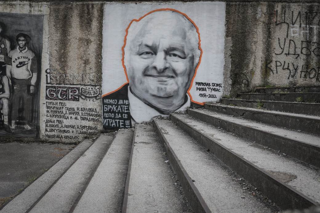 Miša Tumbas mural Miši Tumbasa