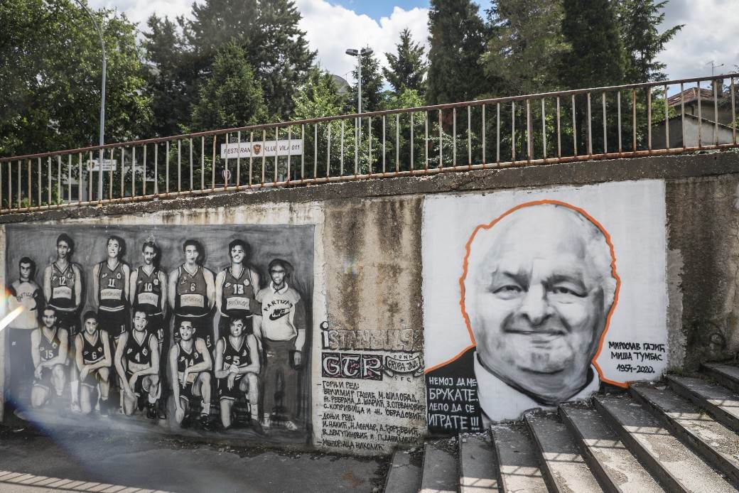 Miša Tumbas mural Miši Tumbasa