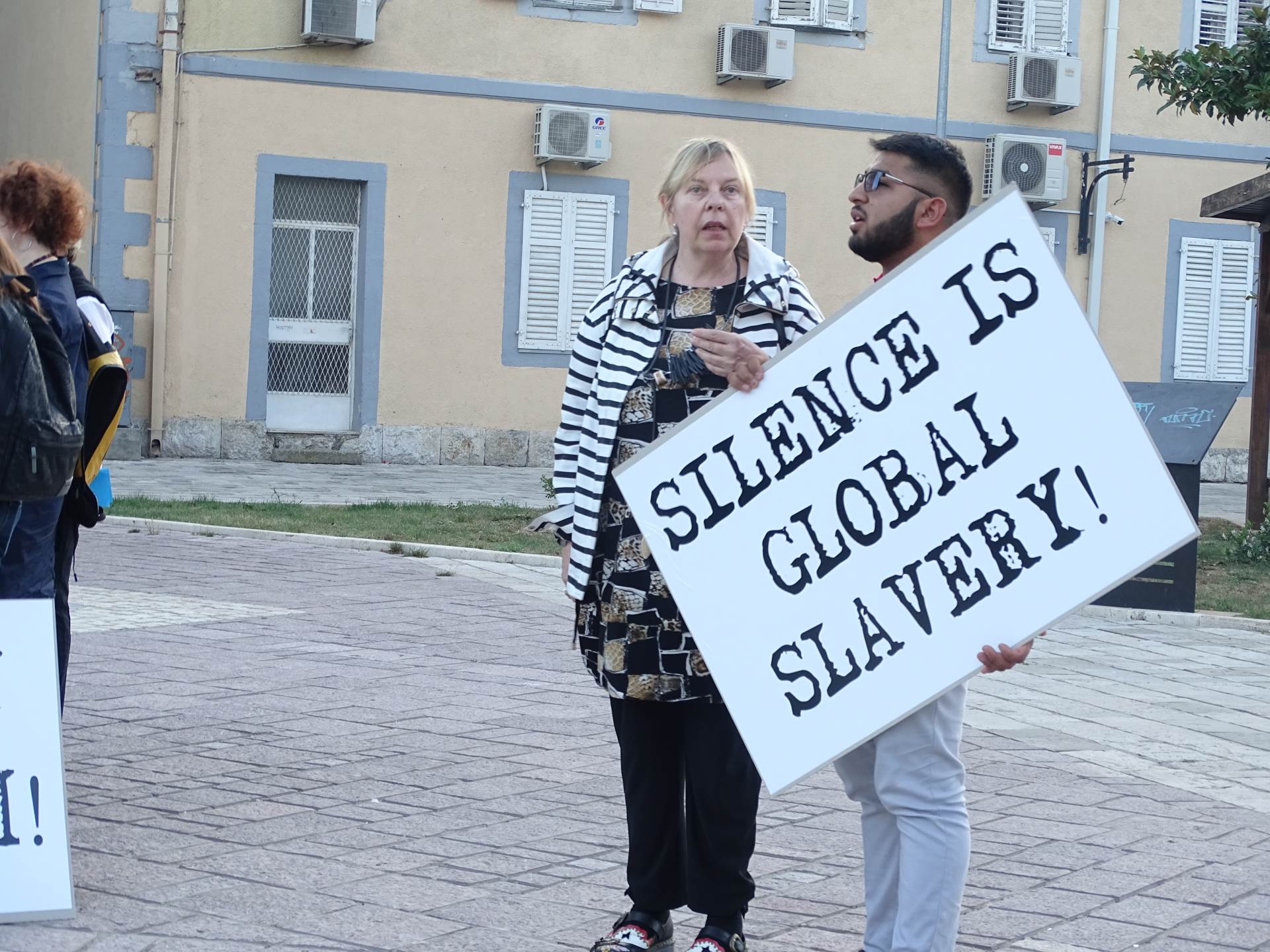 Crna Gora protest u Podgorici protiv rasizma 