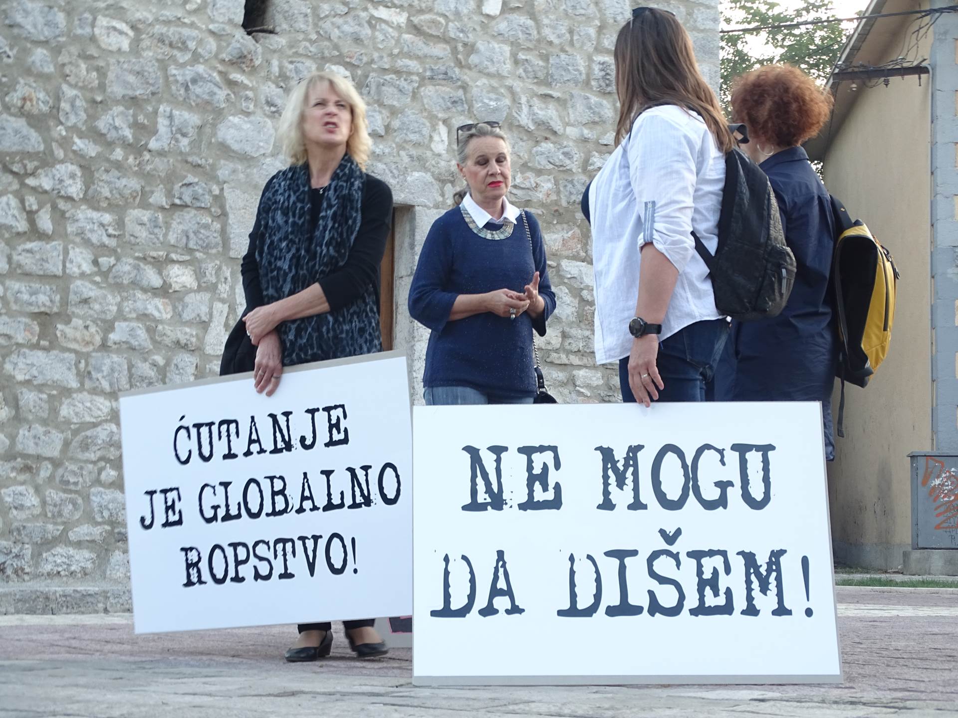 Crna Gora protest u Podgorici protiv rasizma 