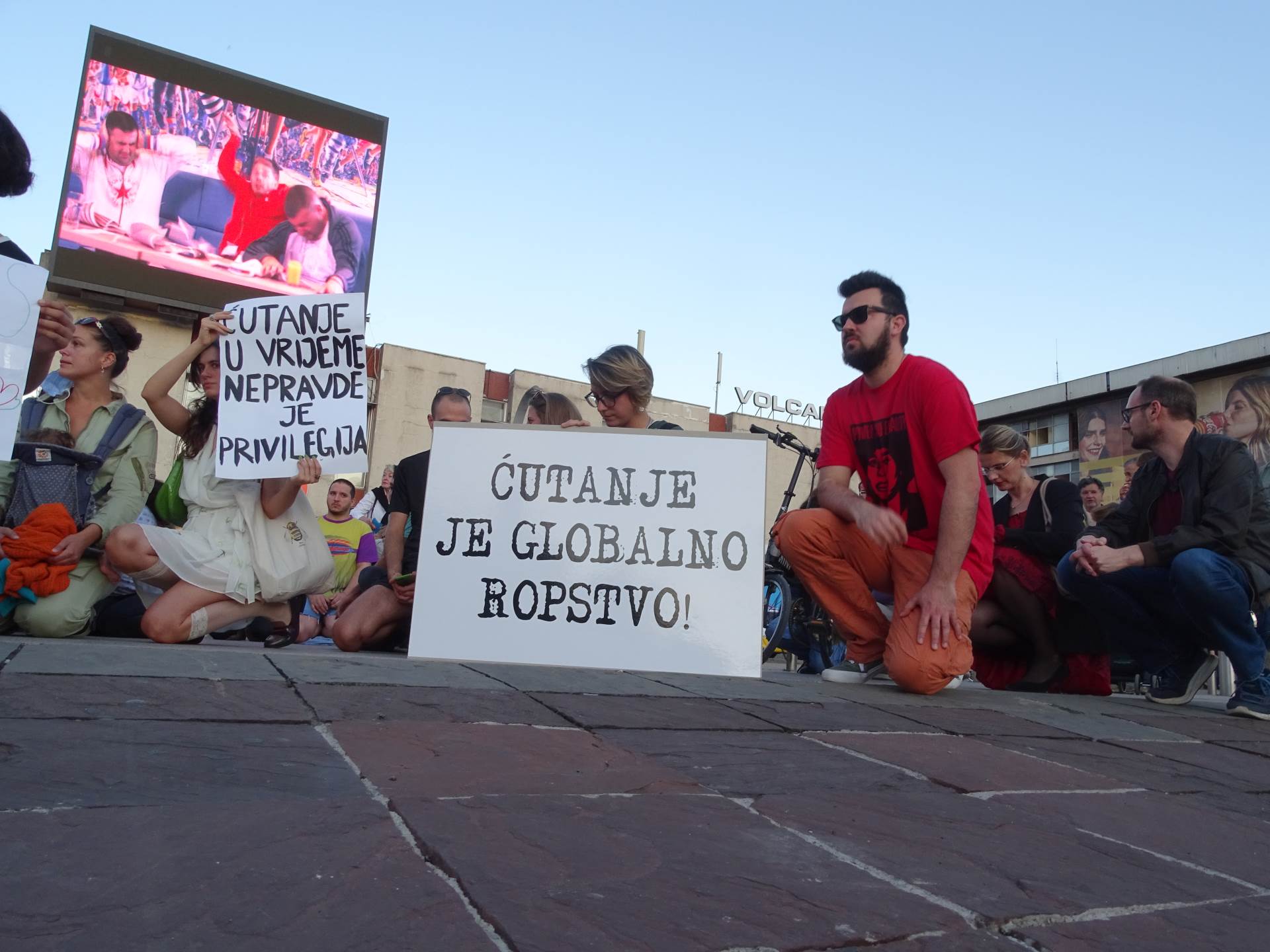 Crna Gora protest u Podgorici protiv rasizma 