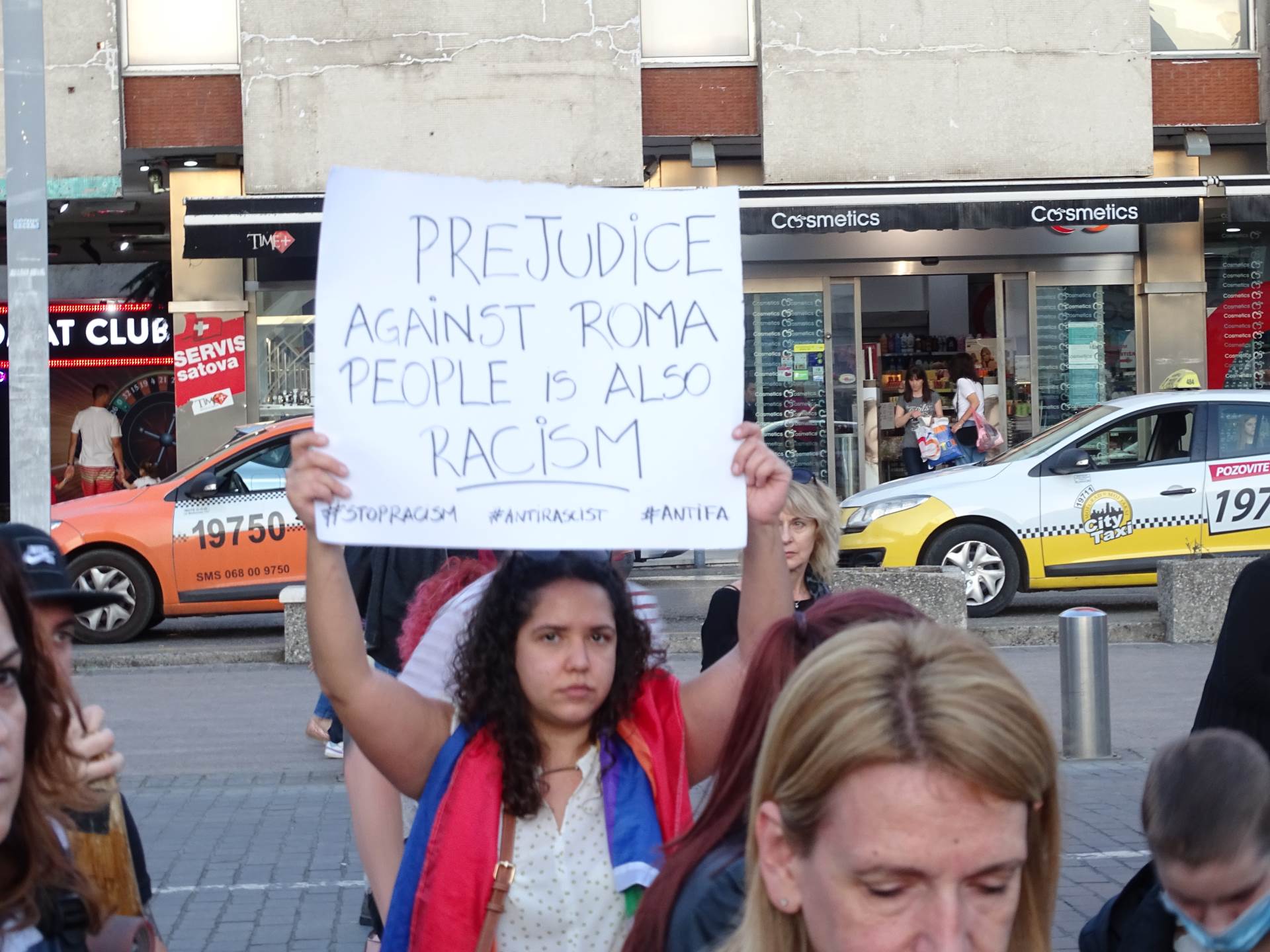 Crna Gora protest u Podgorici protiv rasizma 