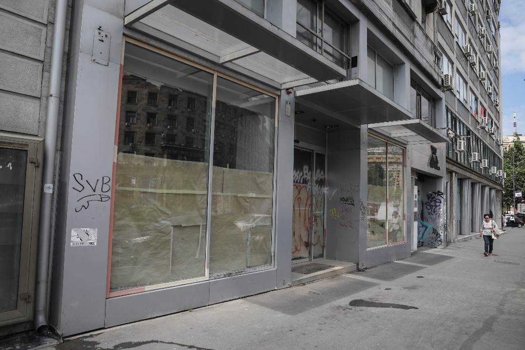 Beograd ekonomija: Prazni lokali, veliki broj lokala za izdavanje FOTOGRAFIJE