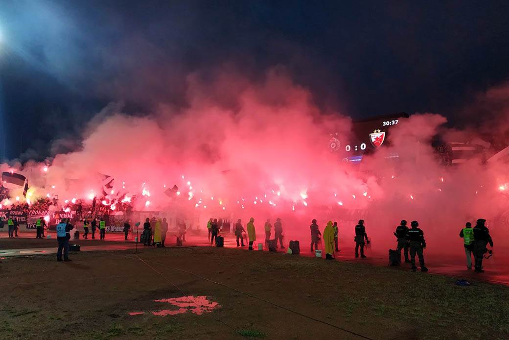 Večiti derbi Partizan Crvena zvezda 1:0 polufinale Kup Srbije Bibars Natho 200. derbi
