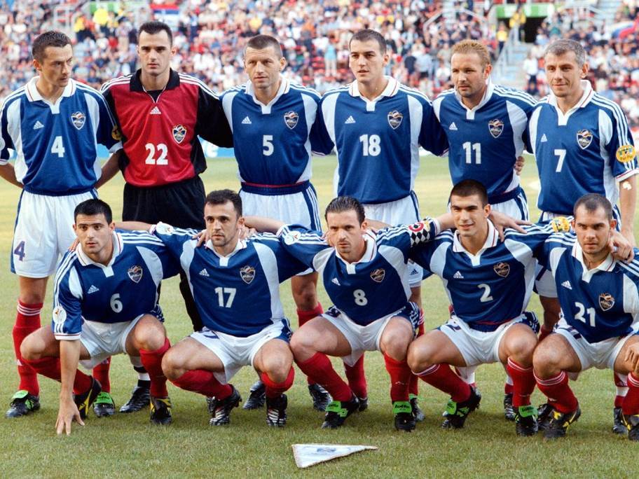 Dve decenije spekakl Euro 2000 Milošević Drulović Mihajlović Mijatović Slovenija 3 3