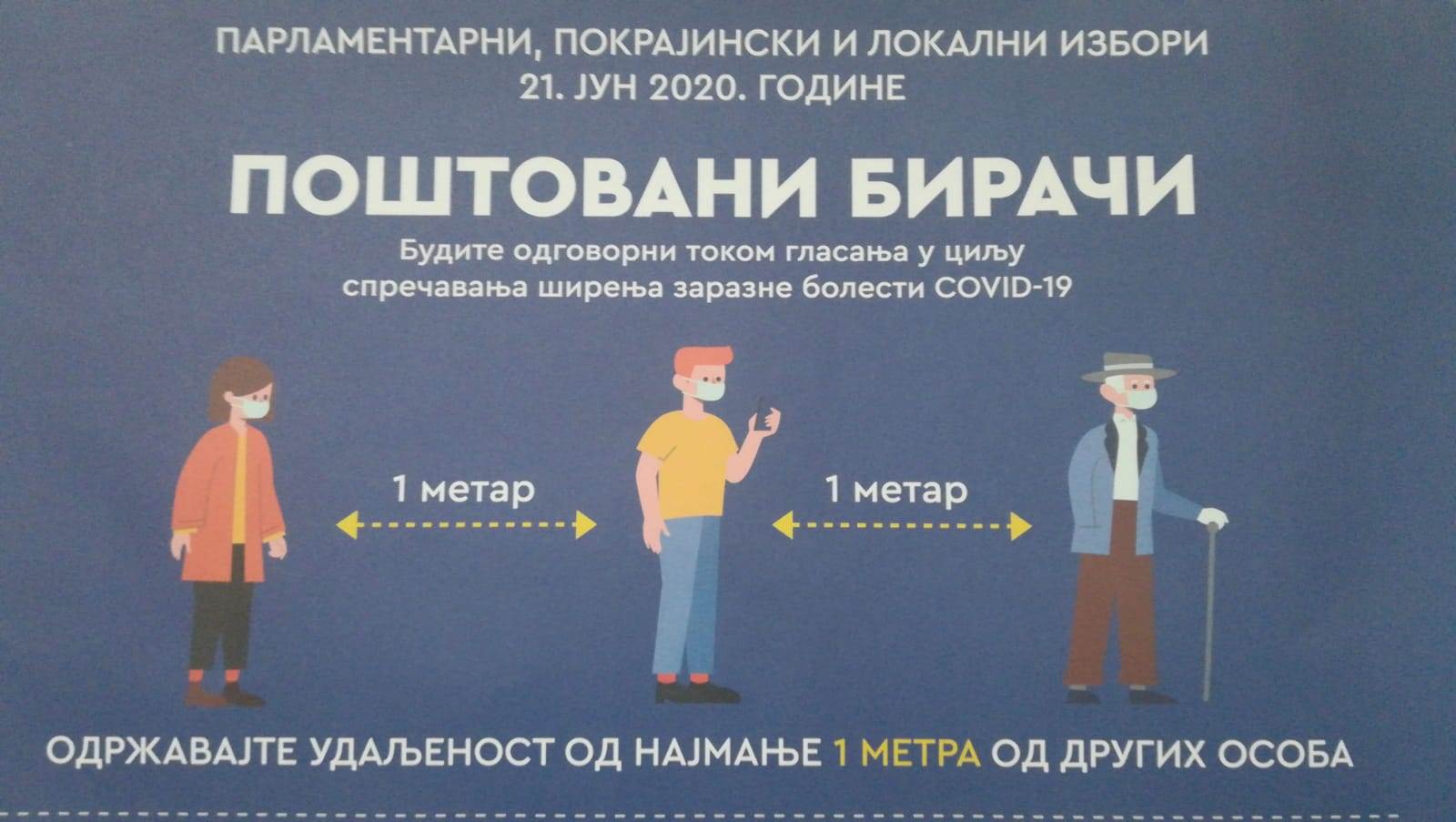 Izbori 2020: Zbog mera zaštite OVO MORATE DA IMATE KOD SEBE. (FOTOGRAFIJE)