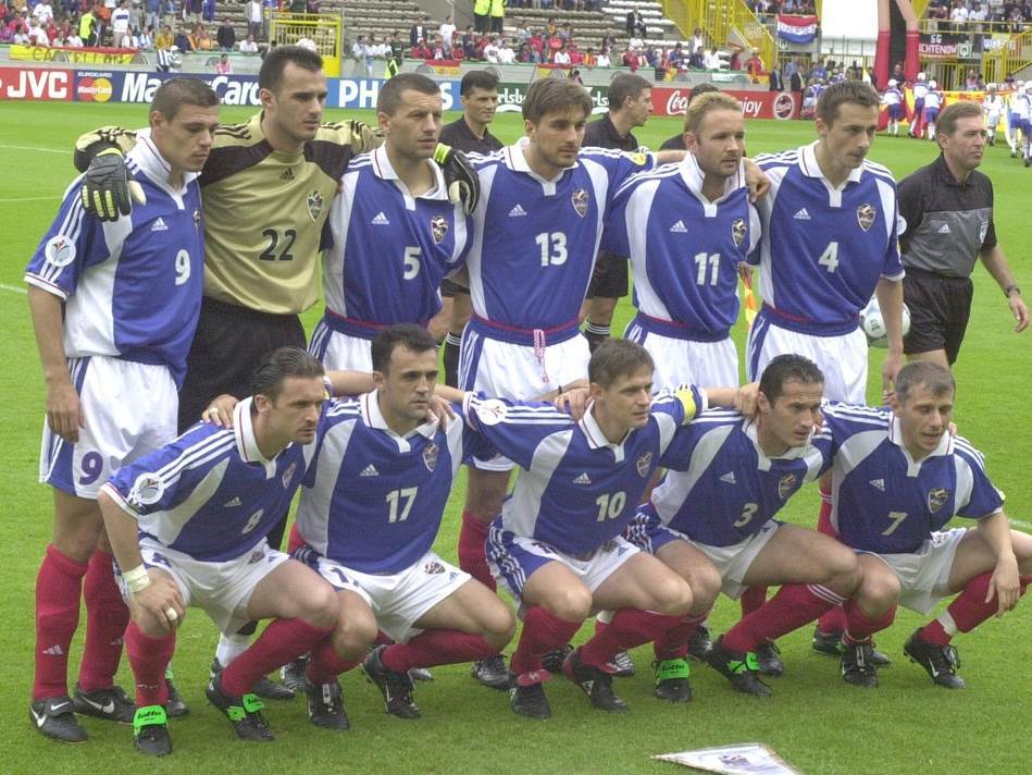 Pre 20 godina Jugoslavija Španija 3 4 Euro 2000 fudbal Milošević Govedarica Komljenović Drulović