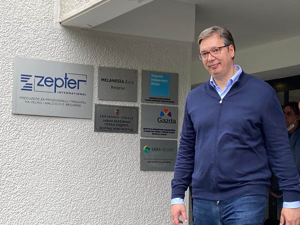 Izbori 2020. Vučić stigao na glasanje