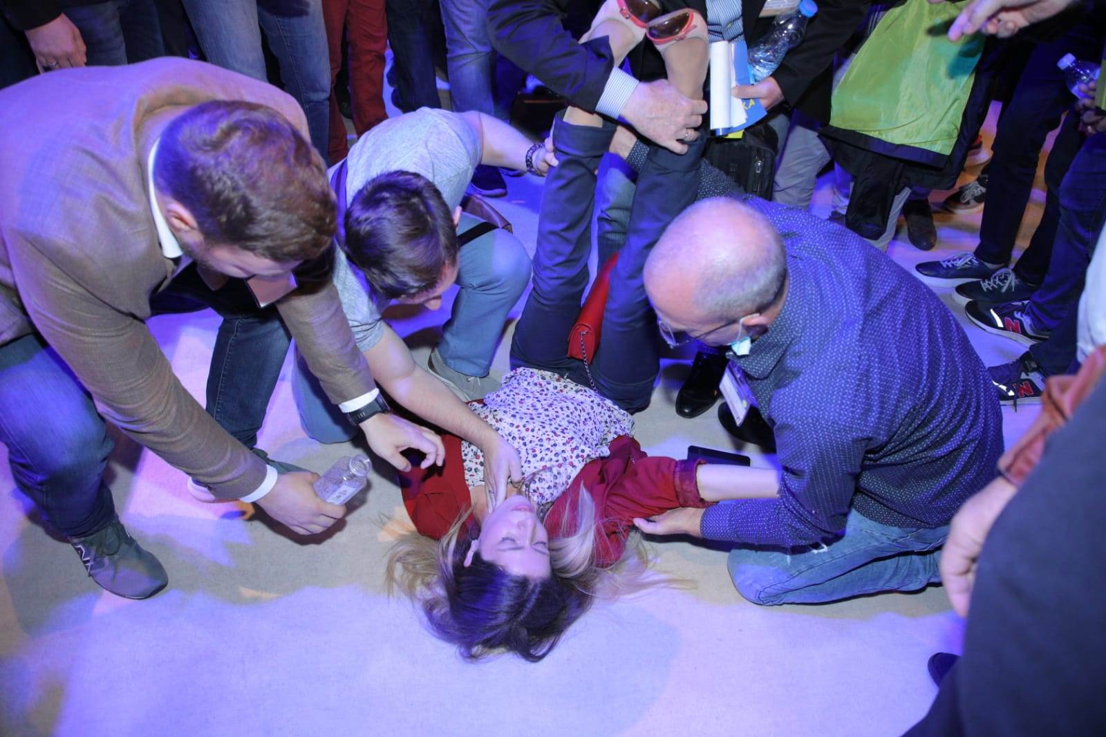 Sednica GO Demokratske stranke-incident