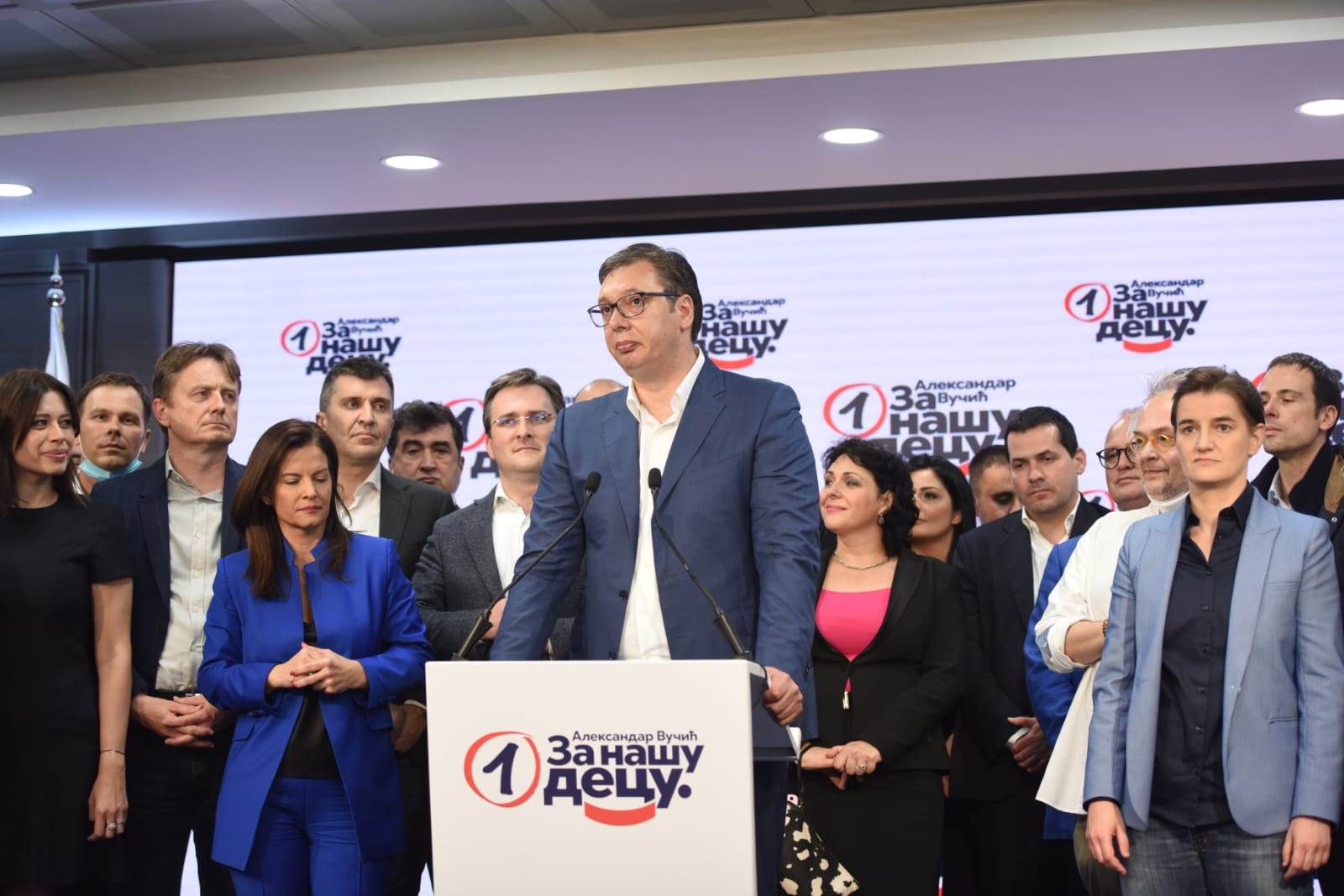 Srpska napredna stranka pobeda na izborima Aleksandar Vučić izjava glasalo dosta žena