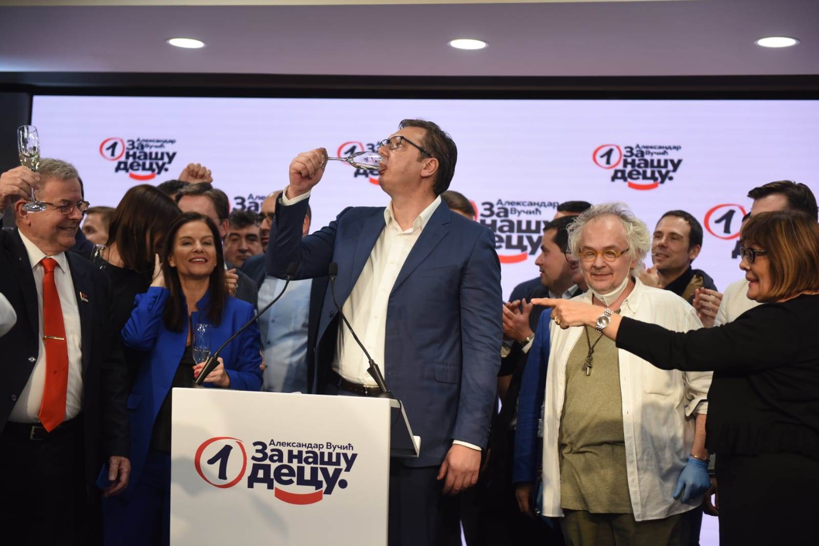 Aleksandar Vučić izbori pobeda SNS izjava