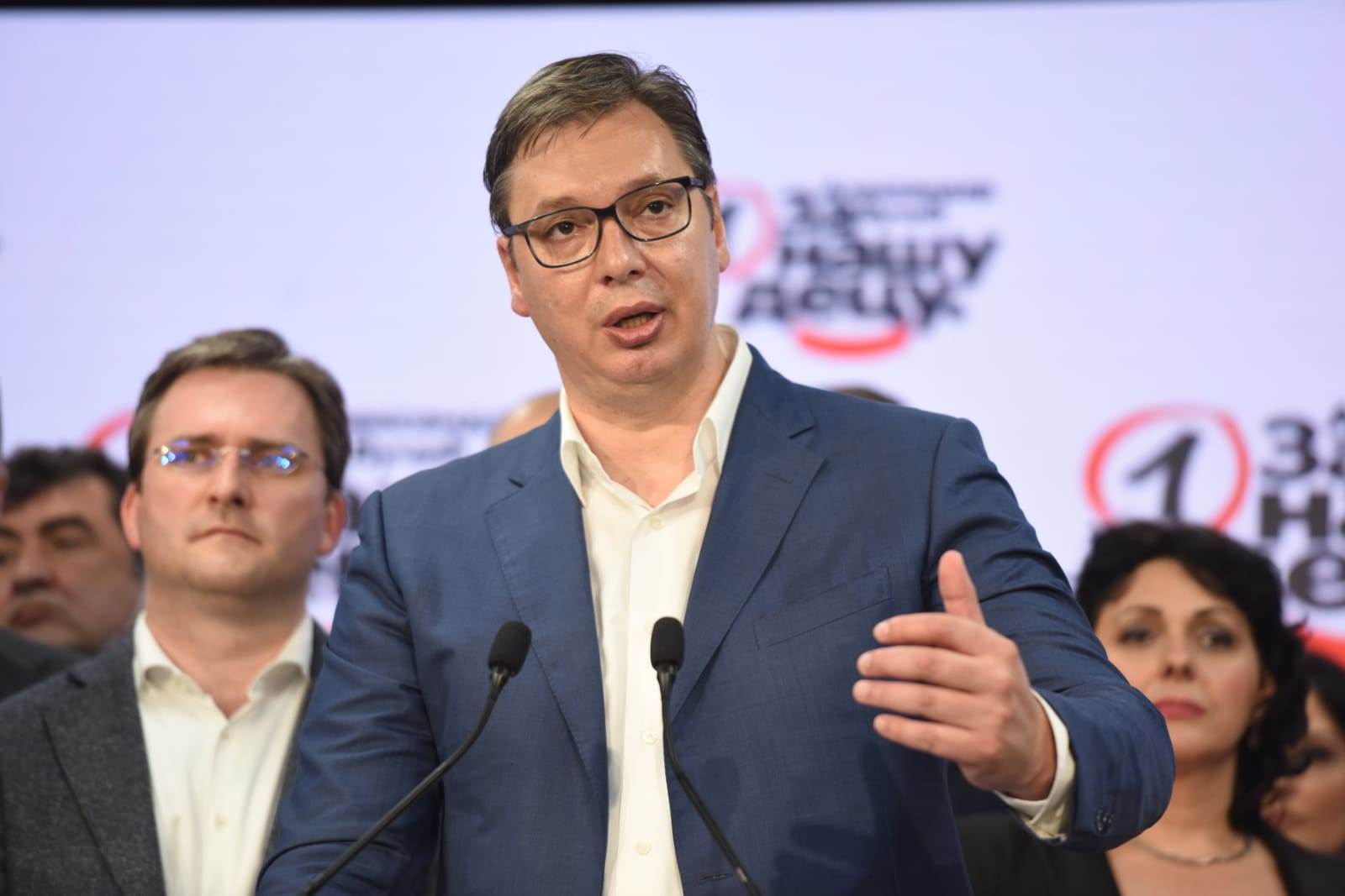 Srpska napredna stranka pobeda na izborima Aleksandar Vučić izjava glasalo dosta žena