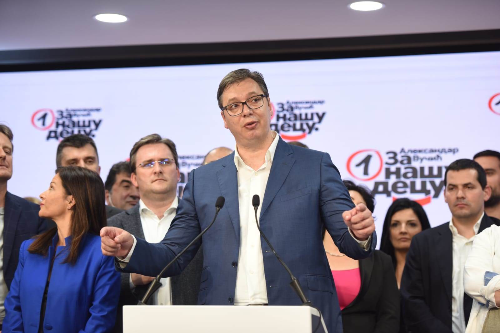 Srpska napredna stranka pobeda na izborima Aleksandar Vučić izjava glasalo dosta žena