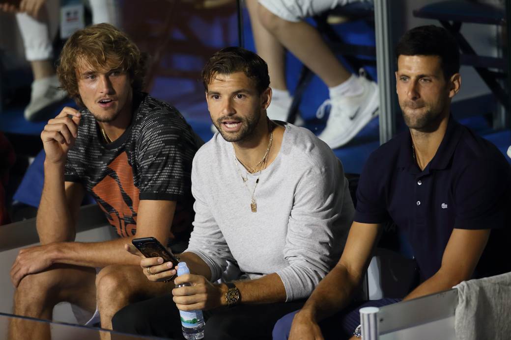 Aleksandar Saša Zverev korona virus turnir Novaka Đokovića