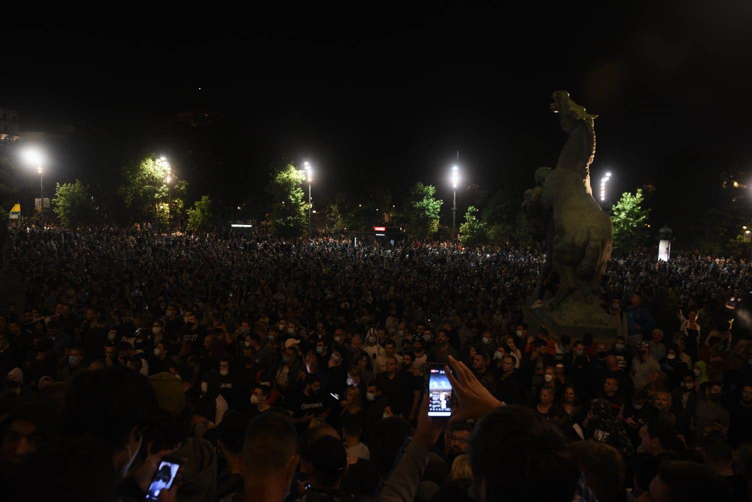 Dragan Marković Palma o protestima ispred Skupštine