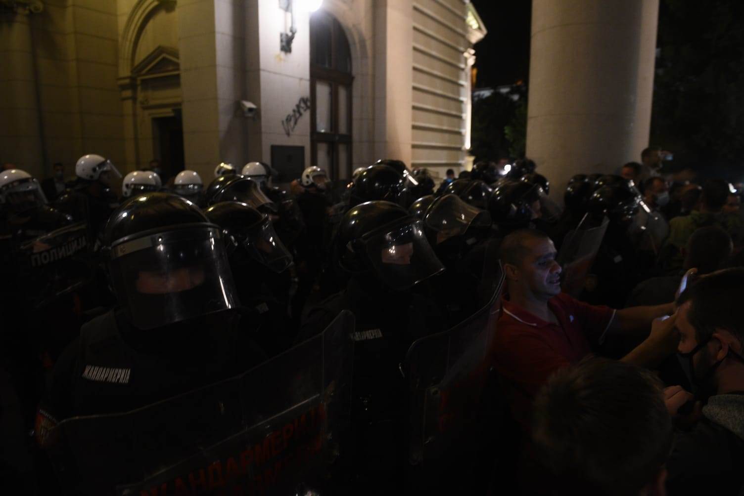 Dragan Marković Palma o protestima ispred Skupštine