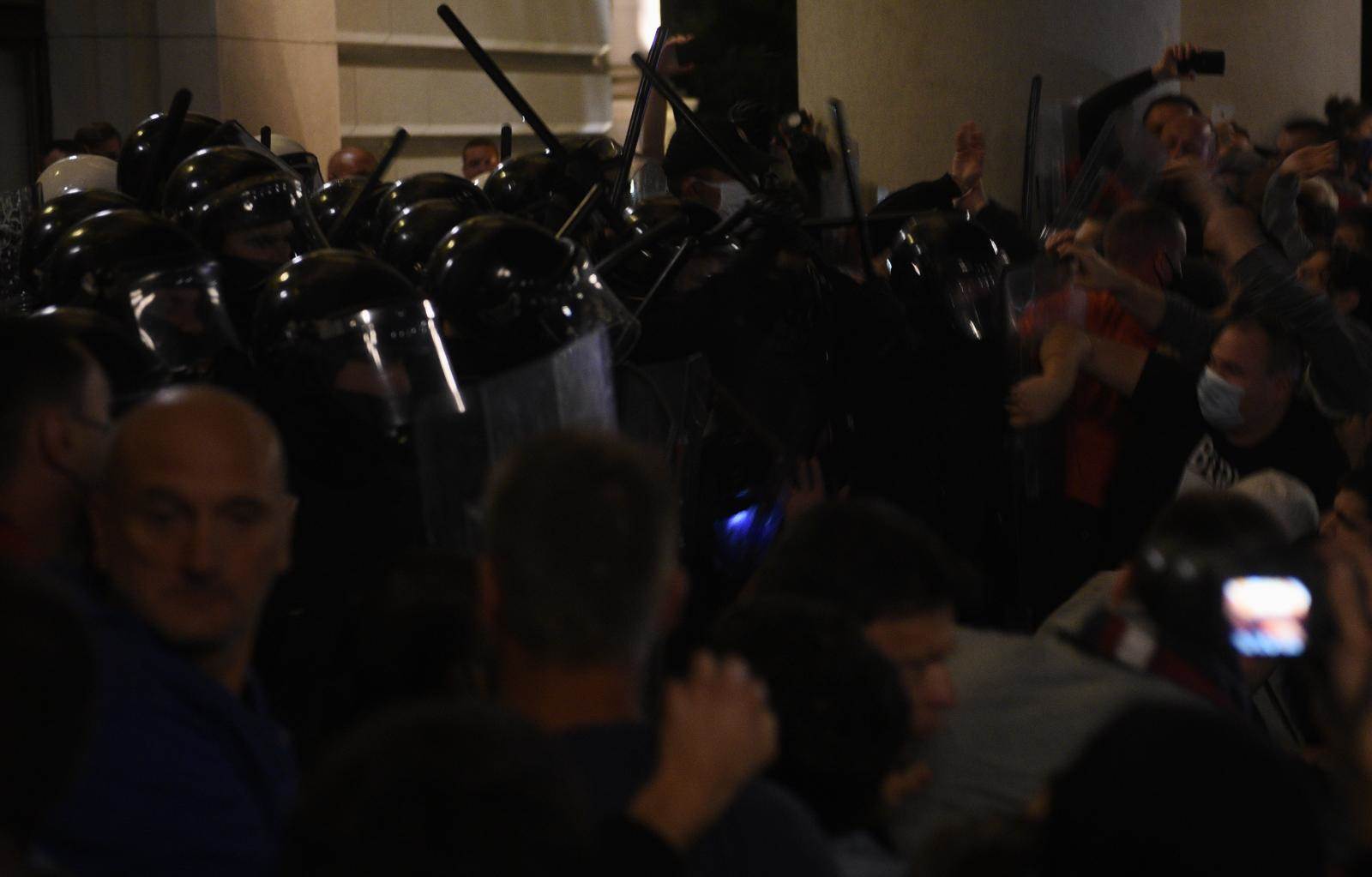 Dragan Marković Palma o protestima ispred Skupštine