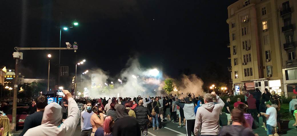 Dragan Marković Palma o protestima ispred Skupštine