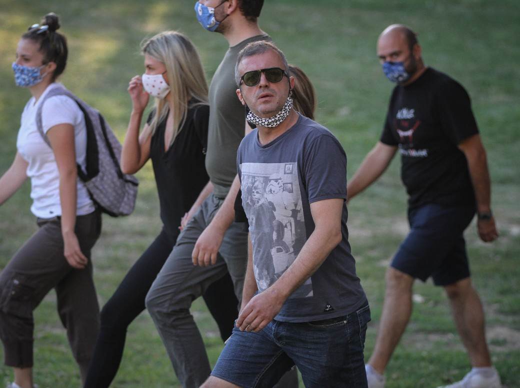 Protesti Beograd Sergej Trifunović napadnut