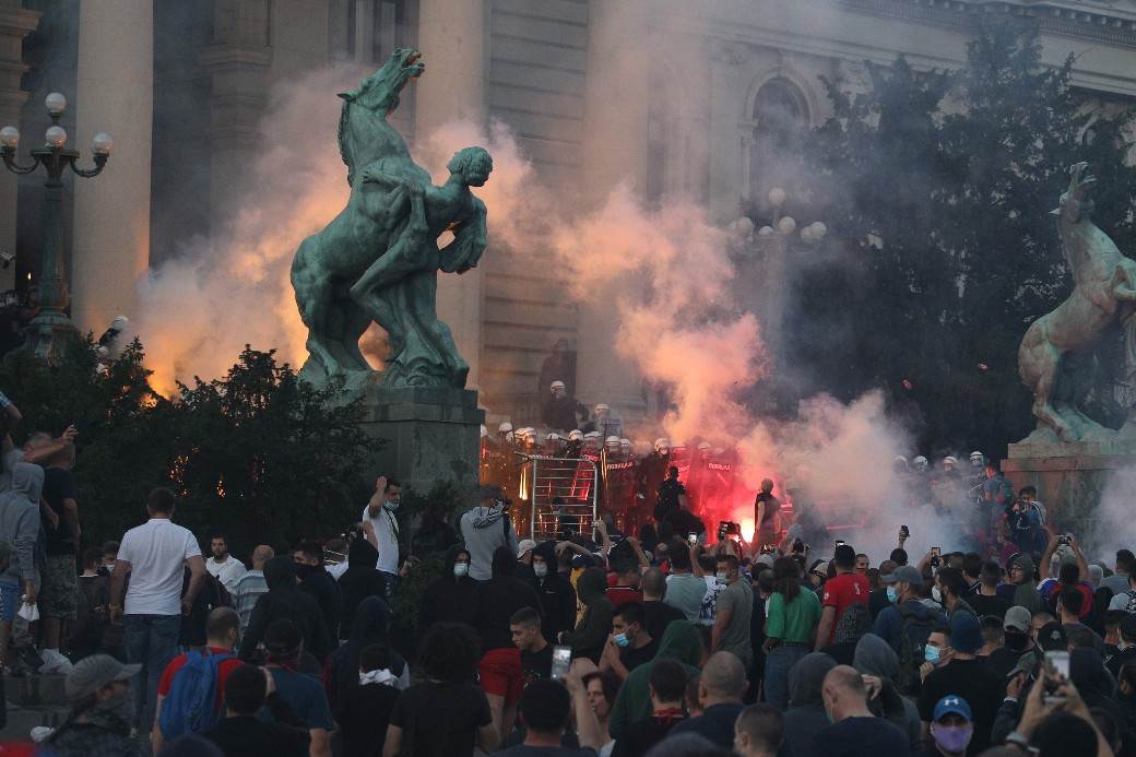 sud protest hapšenje pritvor oslobođeni