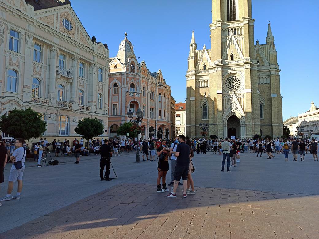 Protest-Novi Sad-treći dan