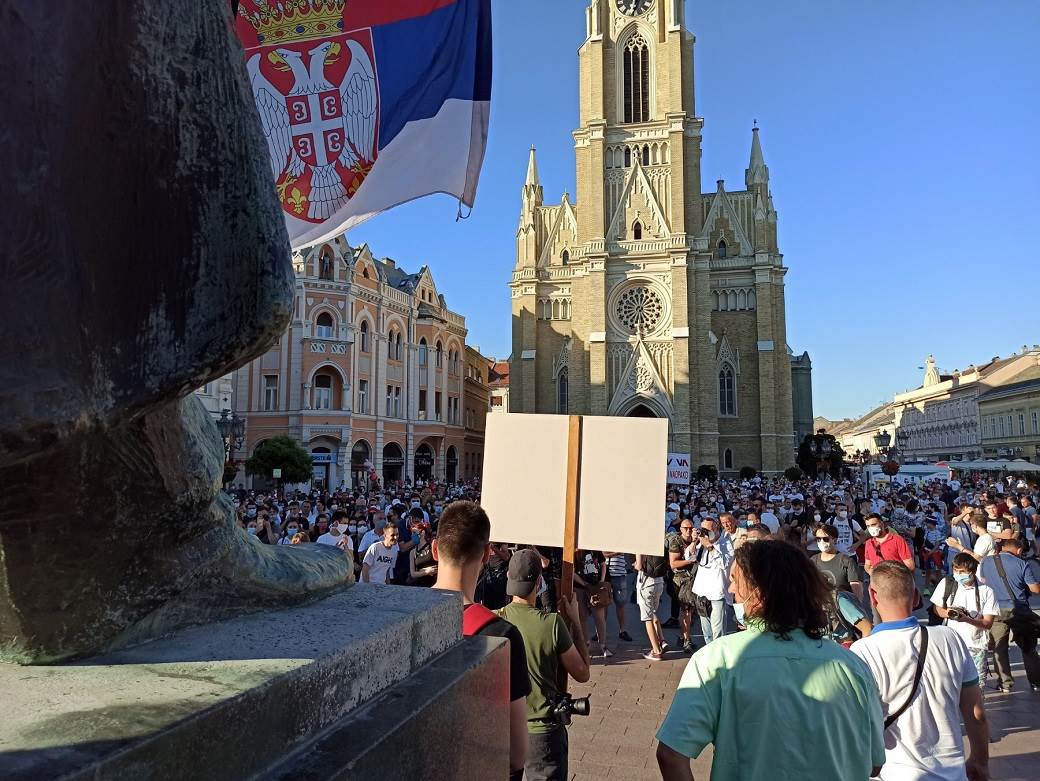 Protest-Novi Sad-treći dan