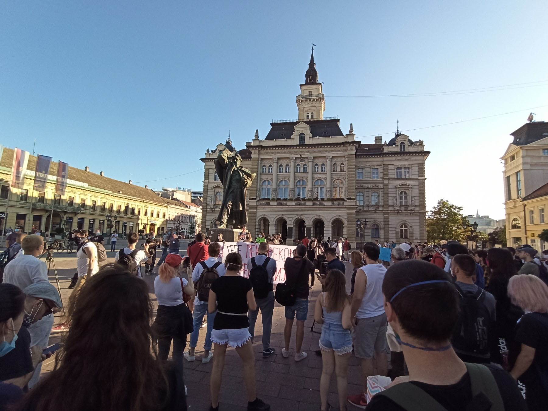 Novi Sad protesti krivična prijava napad ekipa RTS