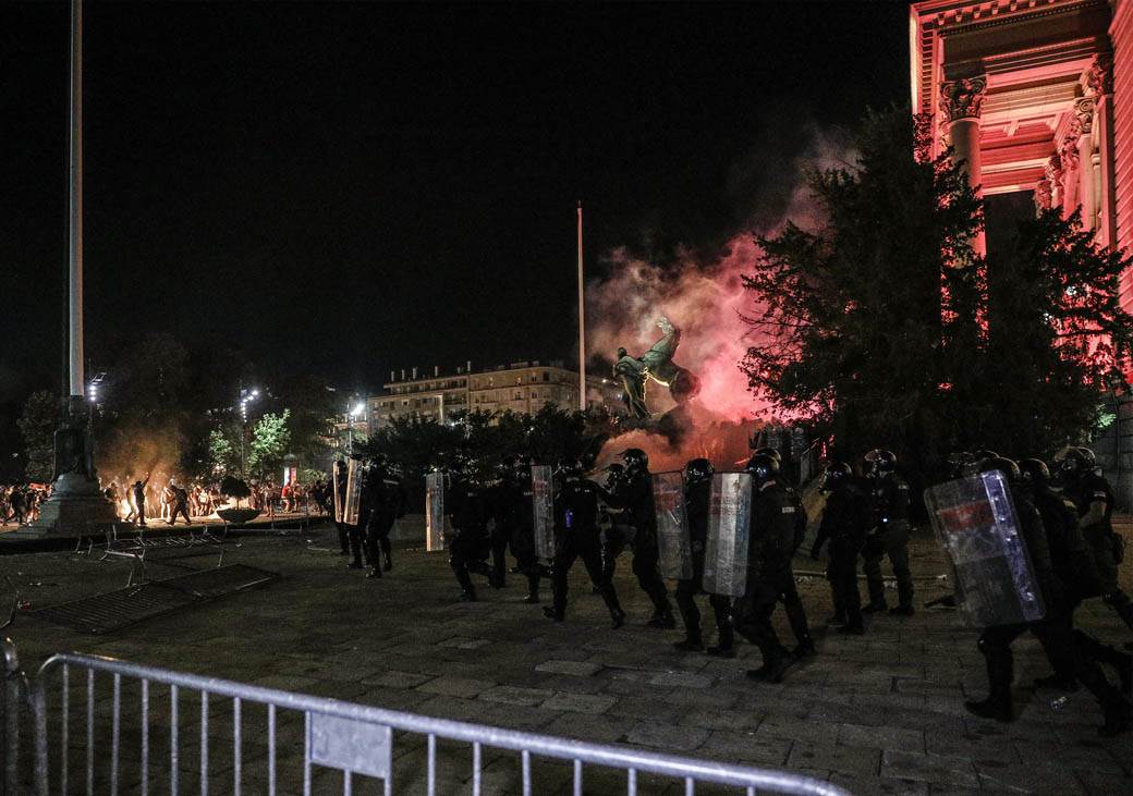 Protesti u Beogradu sedmi dan 13. jul najnovije vesti