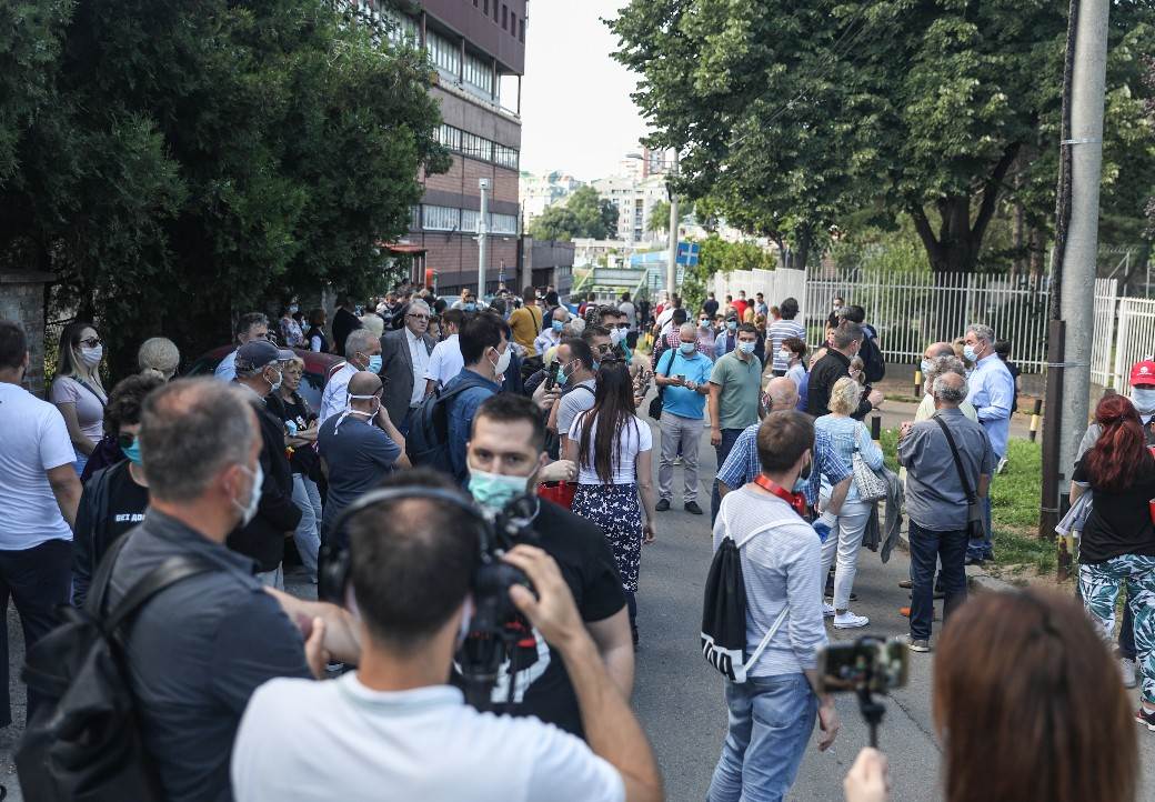 Centralni zatvor protest Dragan Đilas oteran