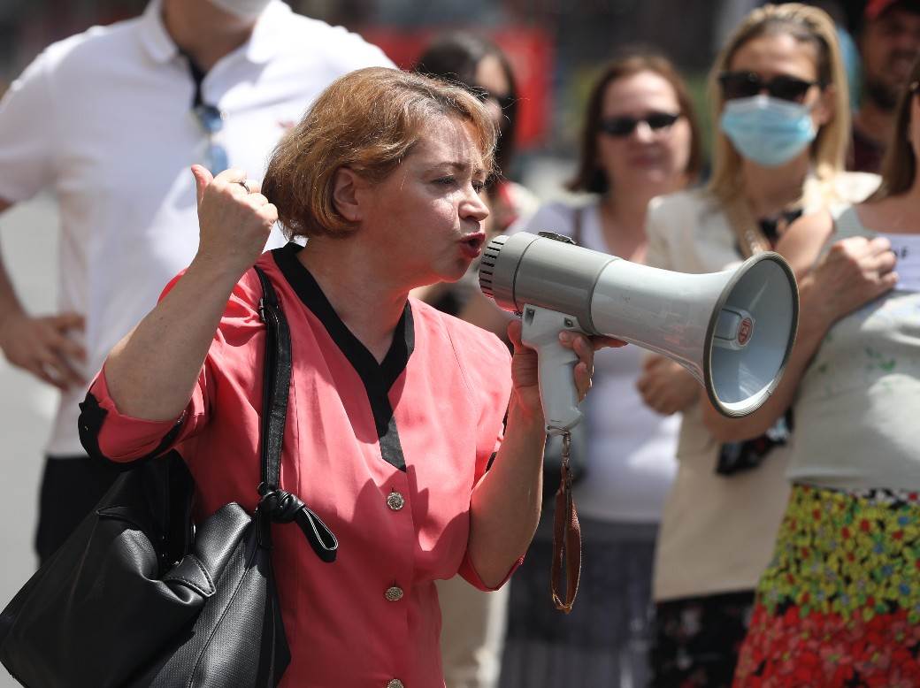 Protest - Upravni sud - Obaranje izbora - Saša Radulović - Dosta je bilo /  FOTO / VIDEO