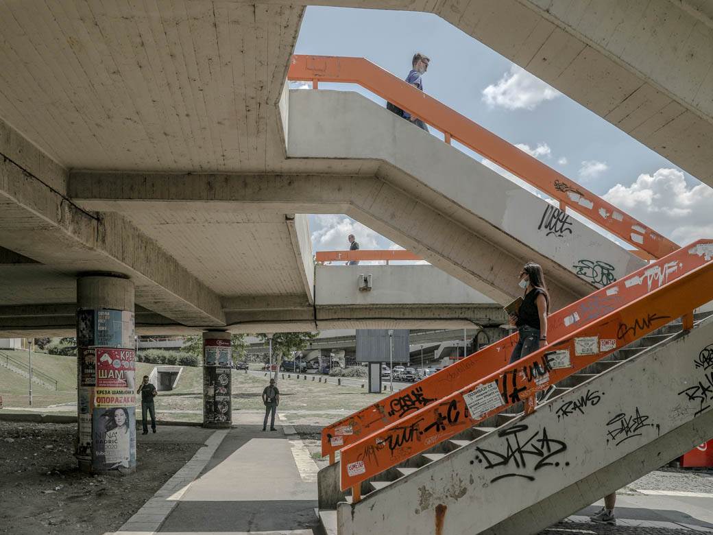 Mostarska petlja 50 godina od kako je otvorena najveća saobraćajna petlja u Beogradu FOTOGRAFIJE