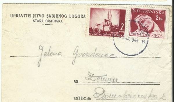 Blagoje Jovović Ante Pavelić atentat ustaše zločin pismo logor Jelica Gvozdenac baka Vera