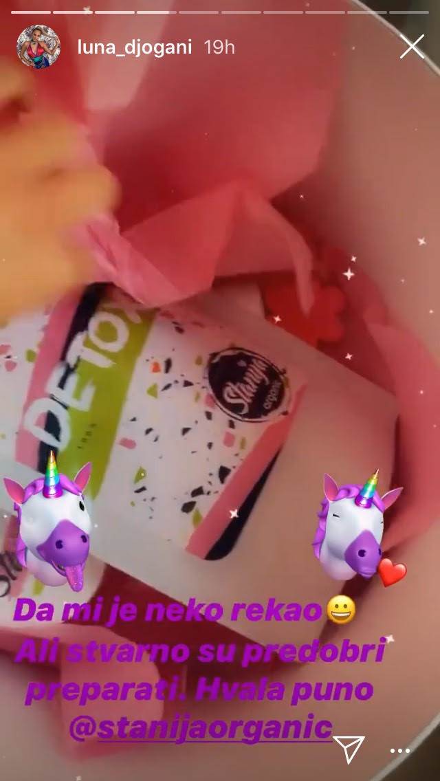 Luna Đogani poklon Stanija Dobrojević
