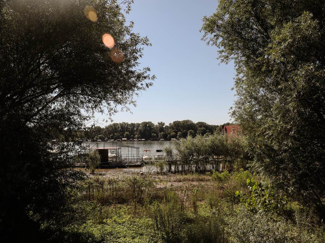 Korona virus leto Beograd Savski kej sunčanje vežbanje FOTOGRAFIJE