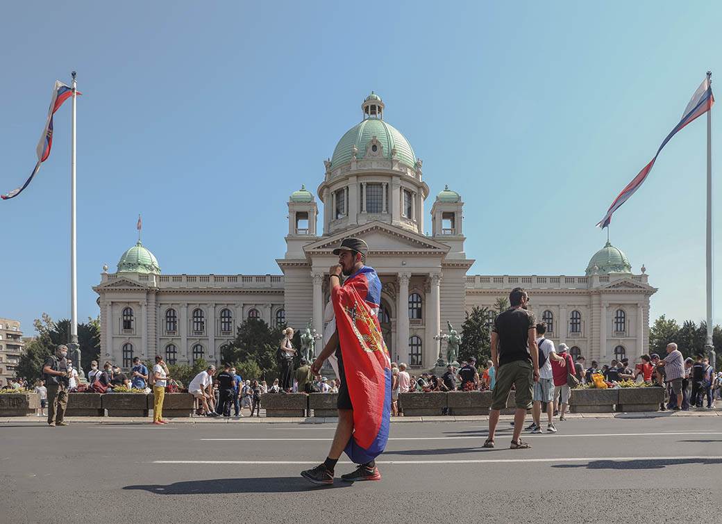 Skupština Srbije novi saziv protesti jaja hapšenje Radulović raspop Antonije FOTOGRAFIJE