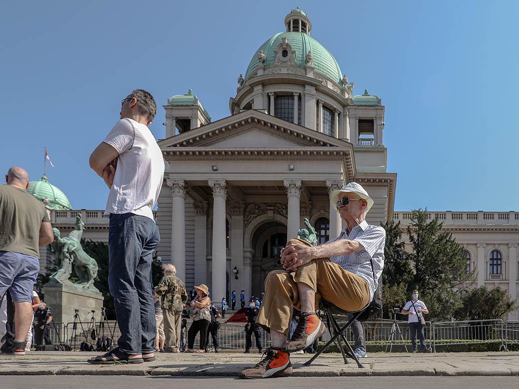 Skupština Srbije novi saziv protesti jaja hapšenje Radulović raspop Antonije FOTOGRAFIJE