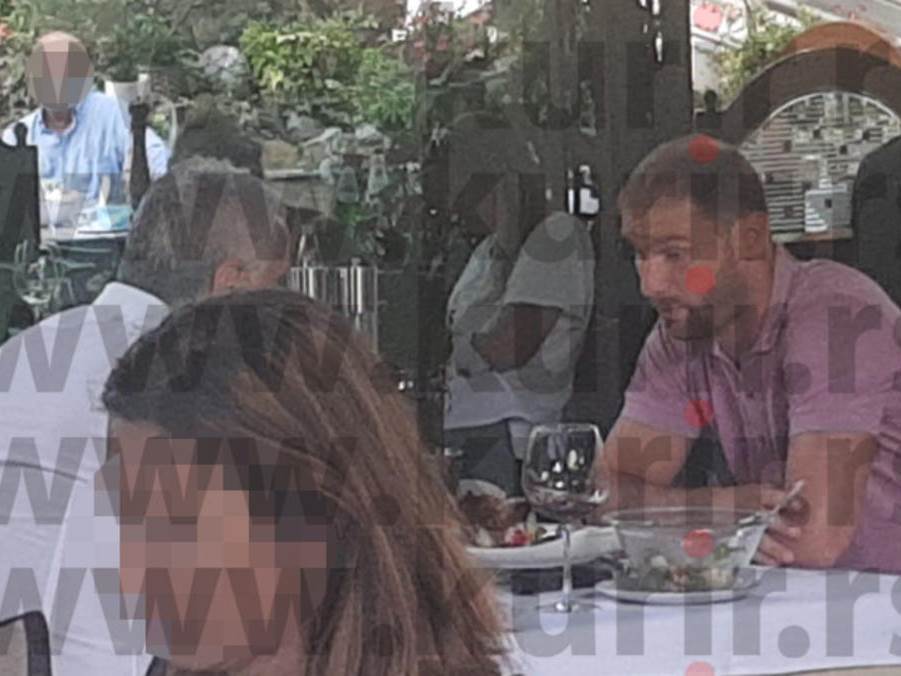 FK Crvena zvezda Branislav Ivanović Zvezdan Terzić ručak paparaco FOTO