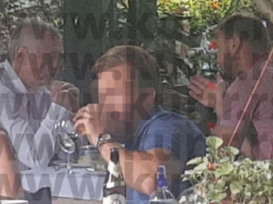 FK Crvena zvezda Branislav Ivanović Zvezdan Terzić ručak paparaco FOTO