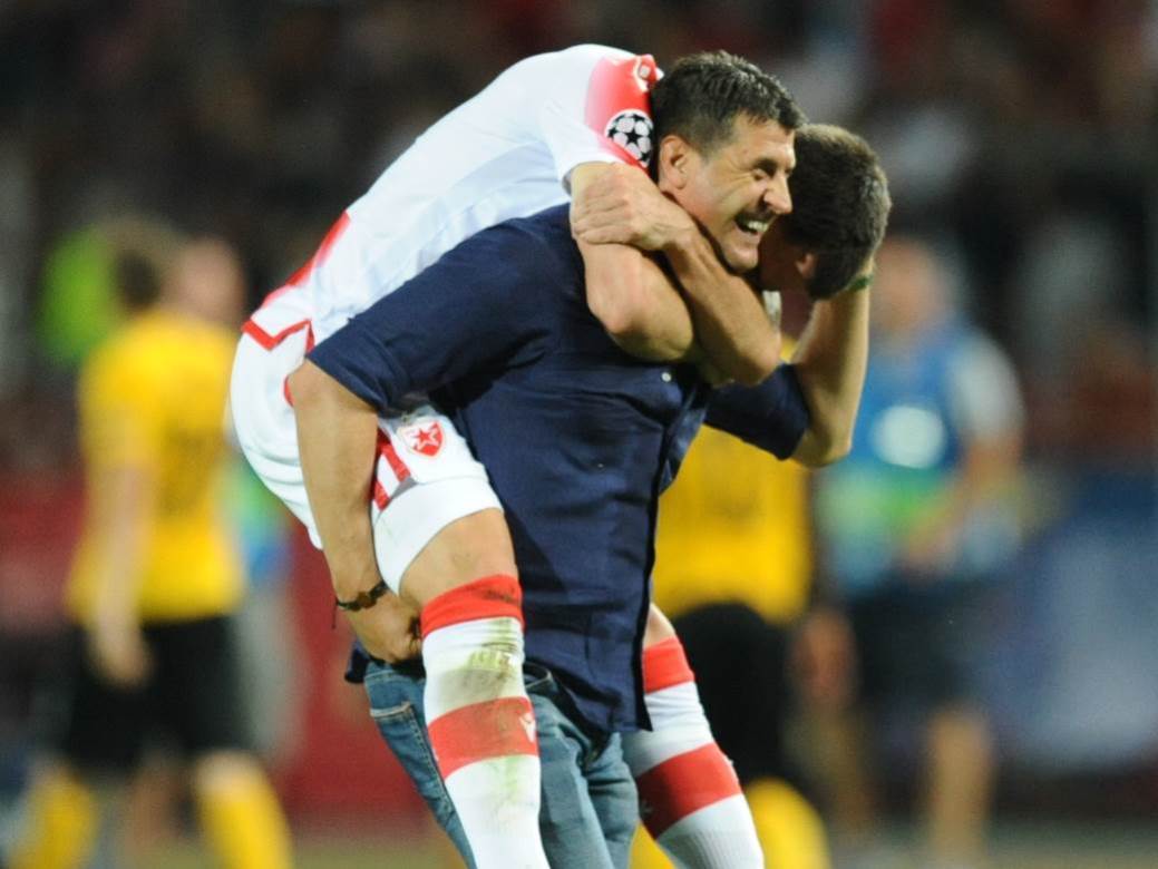 Miloš Degenek u Crvenoj zvezdi na treninzima