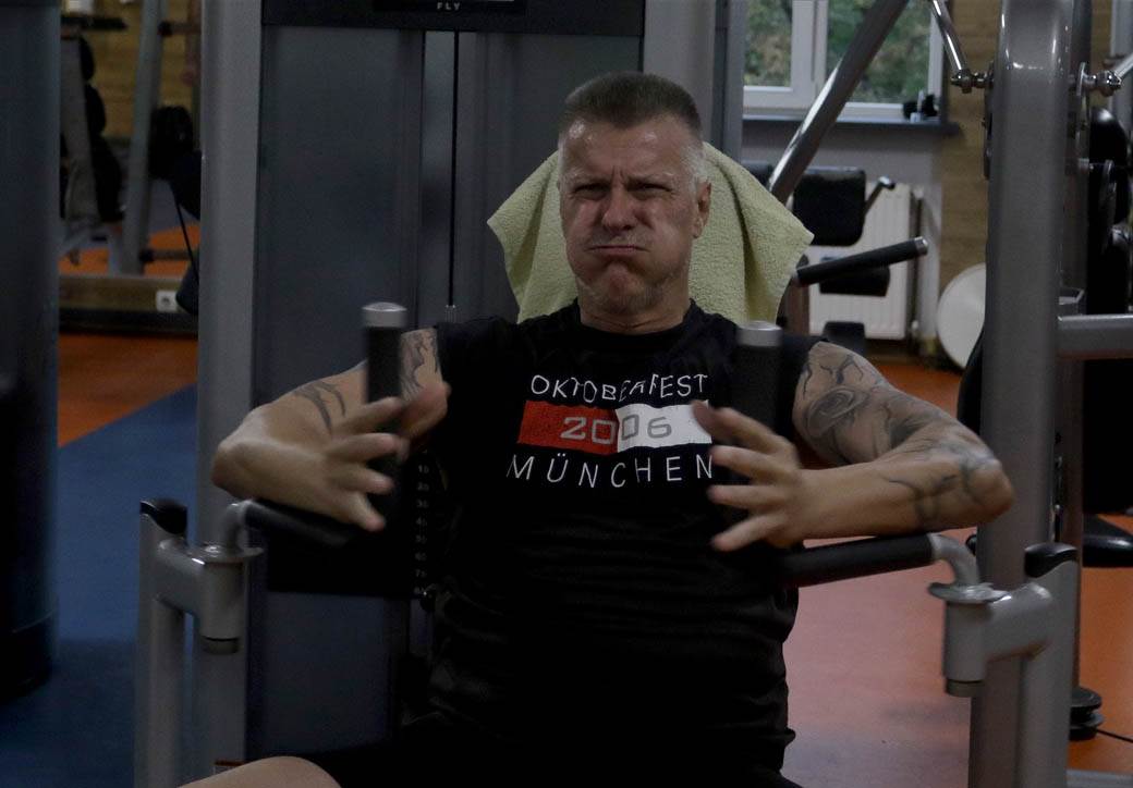 Djordje David teretana vežbanje FOTOGRAFIJE