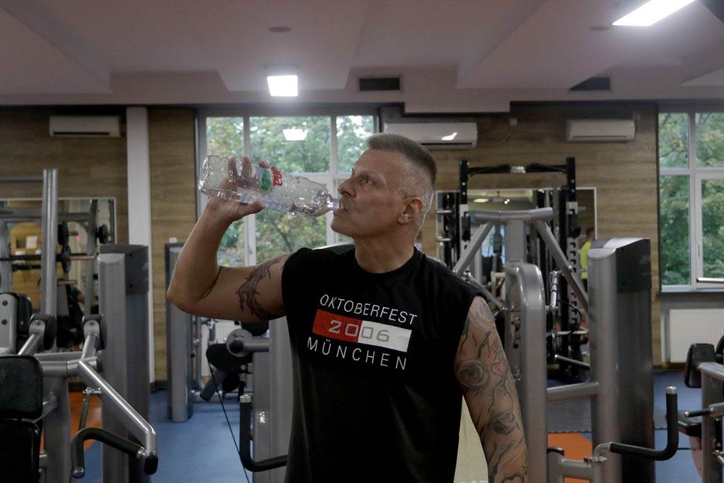 Djordje David teretana vežbanje FOTOGRAFIJE