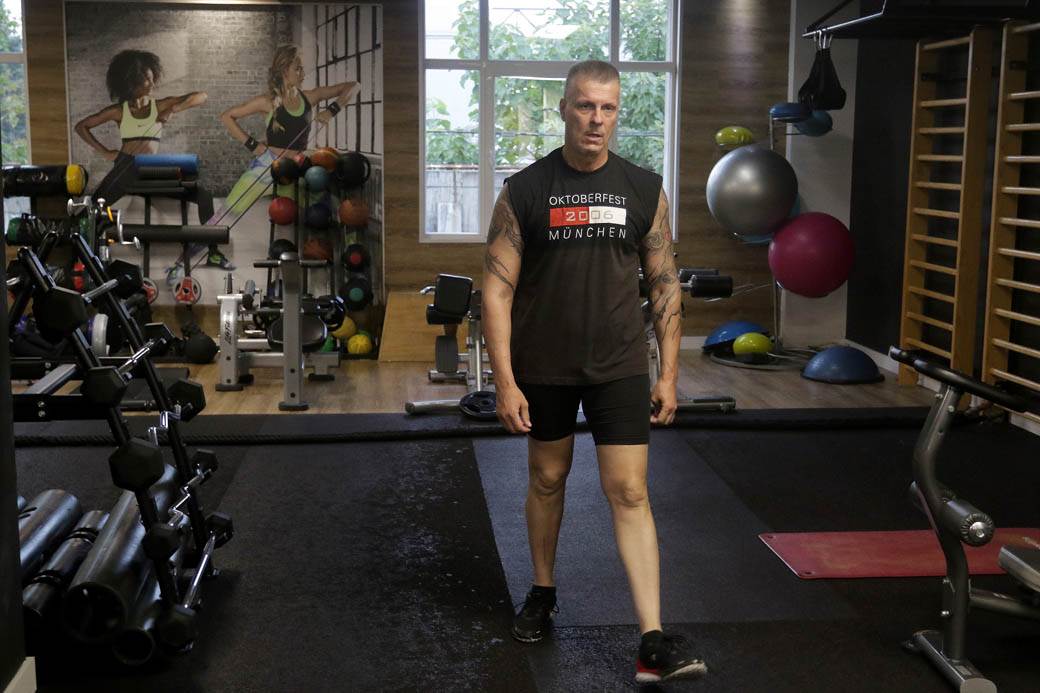 Djordje David teretana vežbanje FOTOGRAFIJE