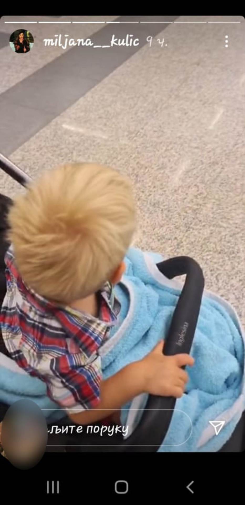 Miljana Kulić putuje na odmor 