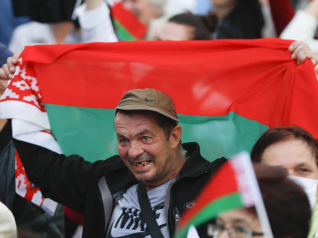 belorusija protesti kontramiting lukašenko foto video
