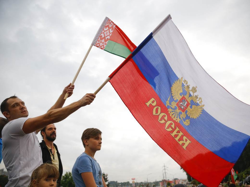 belorusija protesti kontramiting lukašenko foto video