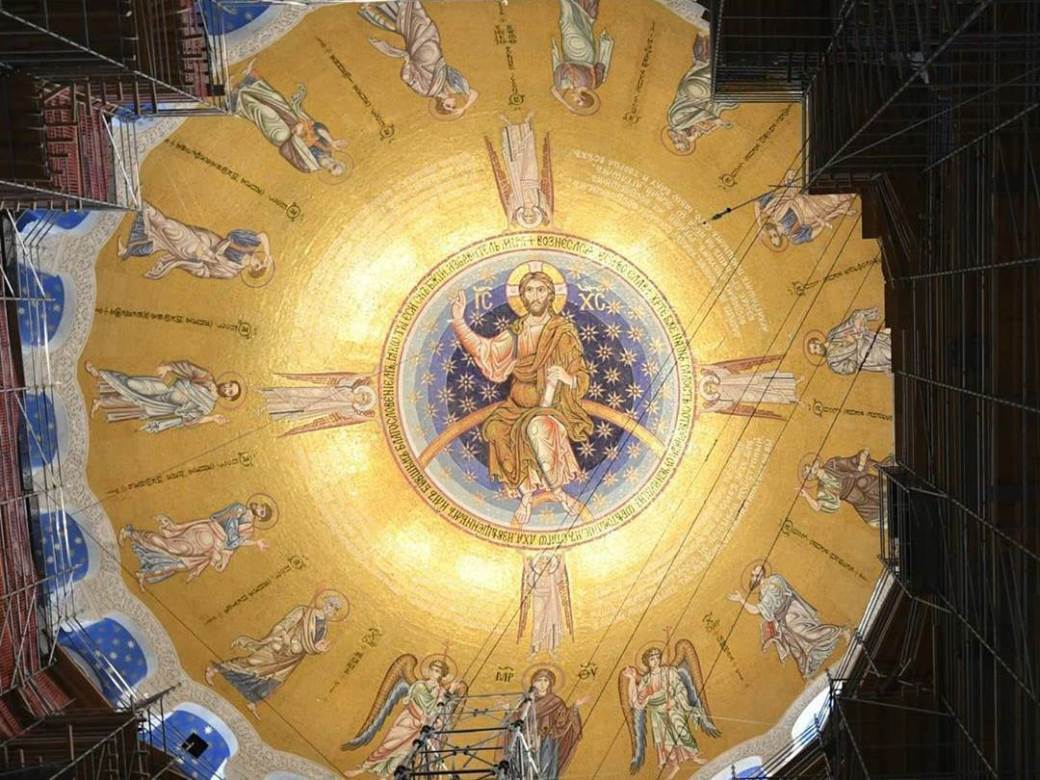 Aleksandar Vučić patrijarh Irinej Hram Svetog Save nova Sveta Sofija Aja Sofija fotografije